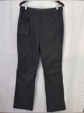 Eddie Bauer Charcoal Gray Cargo Utility Pants ~ Hike, Outdoors, Adventure, Fish